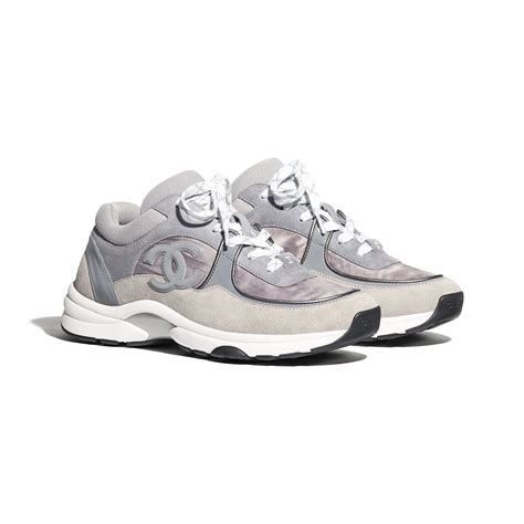 chanel womens sneakers|Chanel sneakers grey suede.